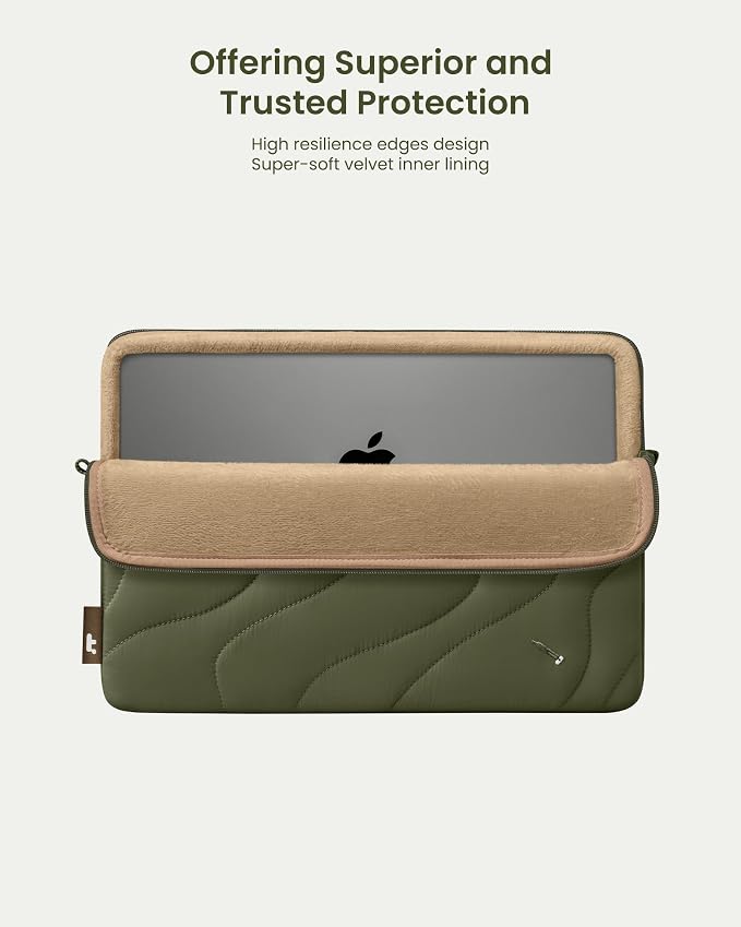 tomtoc 360 Protective Puffy Laptop Sleeve