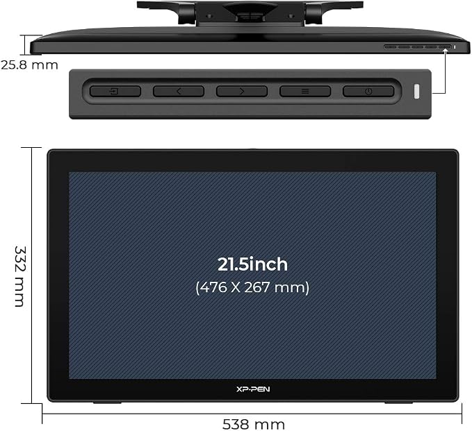 Drawing Tablet with Screen XPPen Artist 22 2nd Computer Graphics Tablet 122%