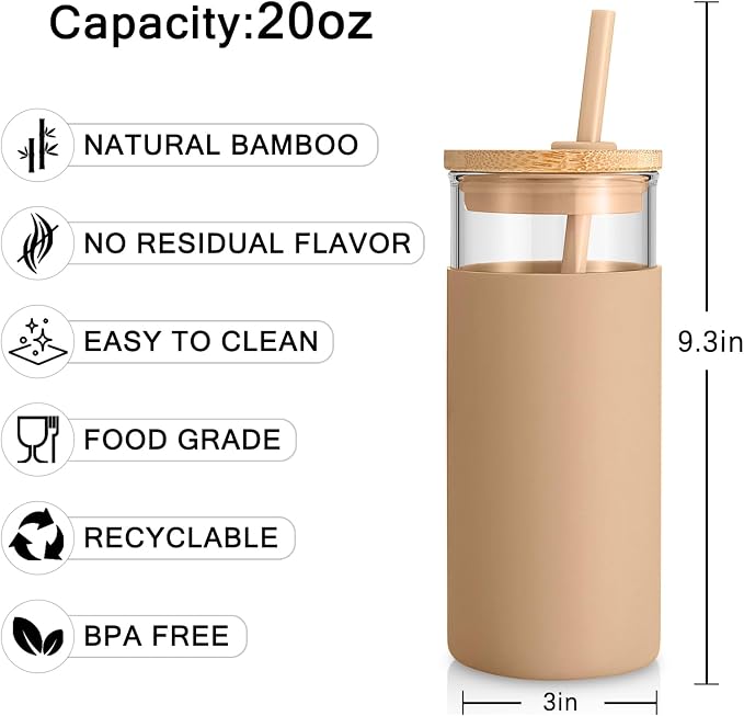 Tronco 20 oz Glass Tumbler
