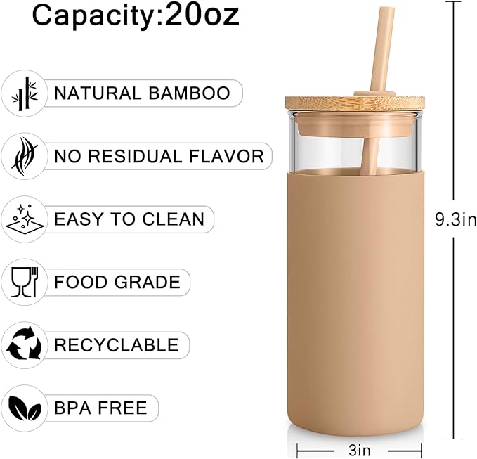 Tronco 20 oz Glass Tumbler