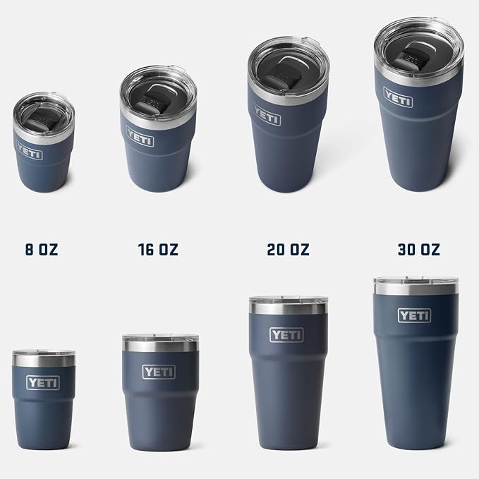 YETI Rambler 20 oz Stackable Tumbler, Stainless Steel, Vacuum Insulated