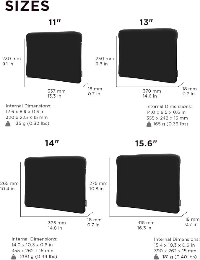 Lenovo Basic Laptop Sleeve 11 Inch Notebook/Tablet Compatible