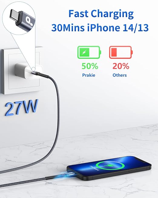 Long iPhone Fast Charger