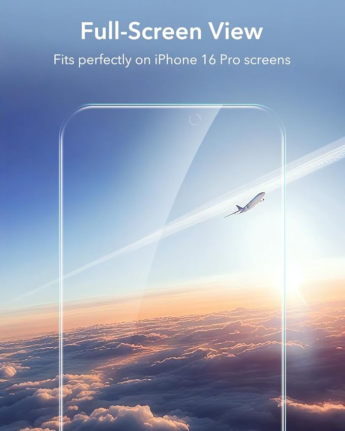 ESR 3 Pack for iPhone 16 Pro Privacy Screen Protector, Anti-spy Tempered-Glass