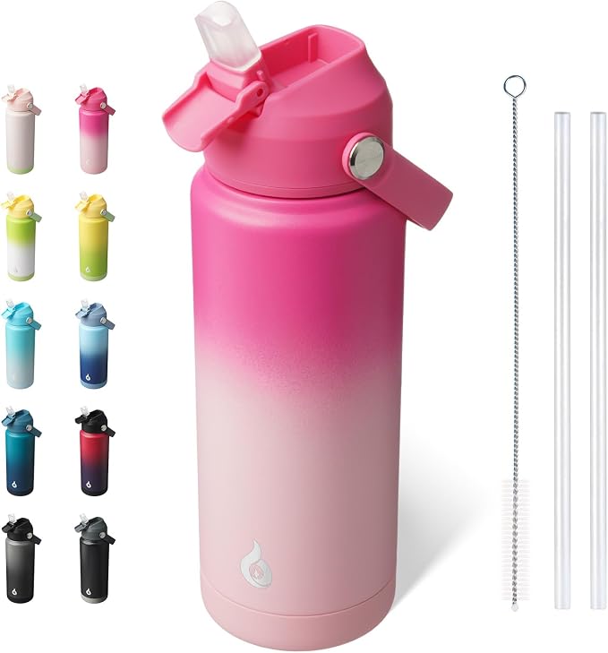 BJPKPK 24oz Insulated Water Bottle, Stainless Steel Bottle