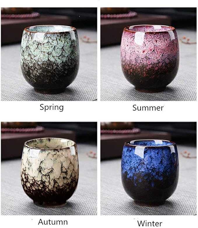 Jianzhan Ceramic Teacup, Kung Fu Tea Set, Coffee cup，Yerba Mate Set Ceramic
