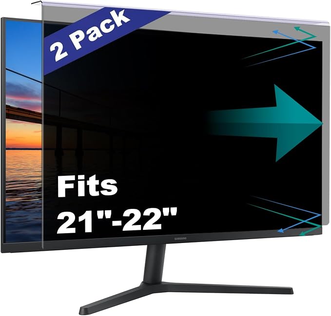 2 Pack Computer Privacy Screen Shield Compatible