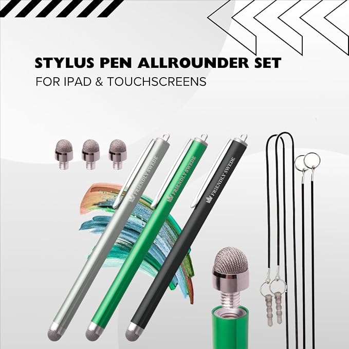 The Friendly Swede Mesh Tip Stylus Pen
