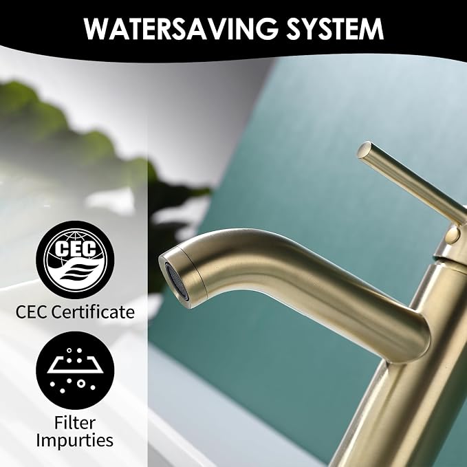 Single Handle Black Bathroom Faucet