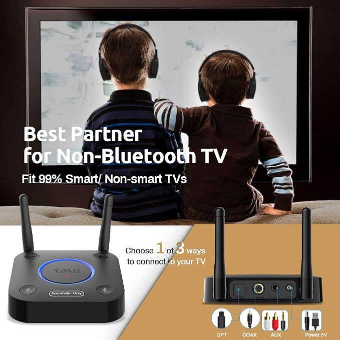 1Mii B06TX Bluetooth 5.2 Transmitter