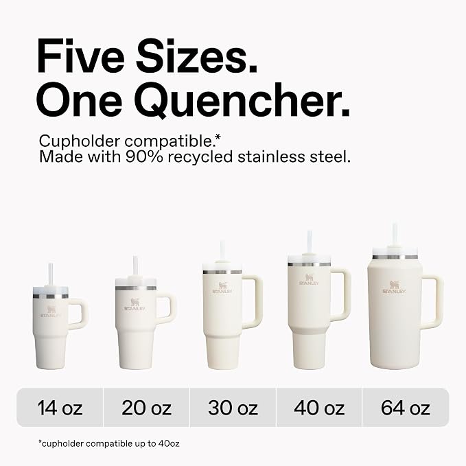 STANLEY Quencher H2.0 Flow State Tumbler, 30 oz