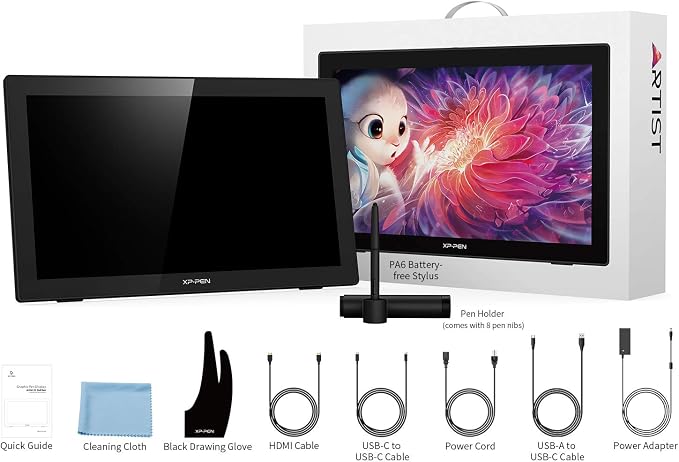 Drawing Tablet with Screen XPPen Artist 22 2nd Computer Graphics Tablet 122%