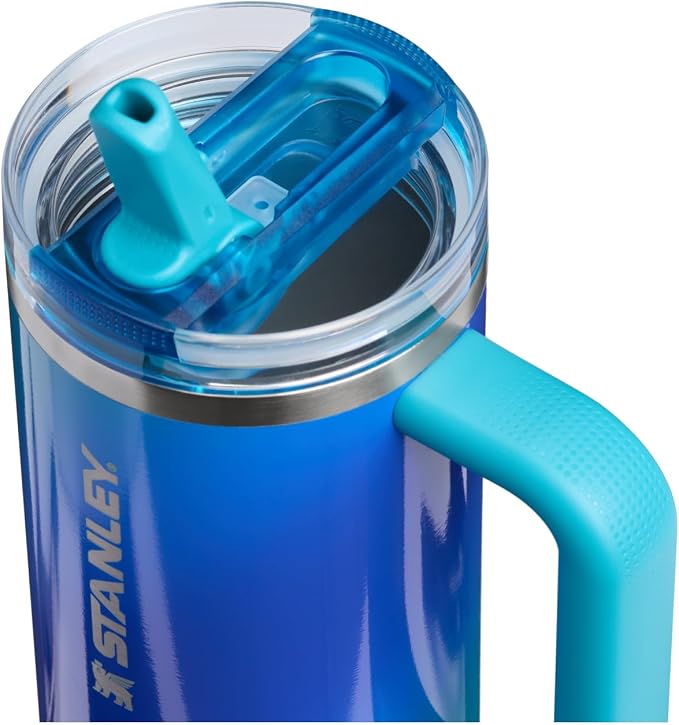 STANLEY Quencher ProTour Flipstraw Tumbler, 30 oz, Sea Glass Aura | Built-In