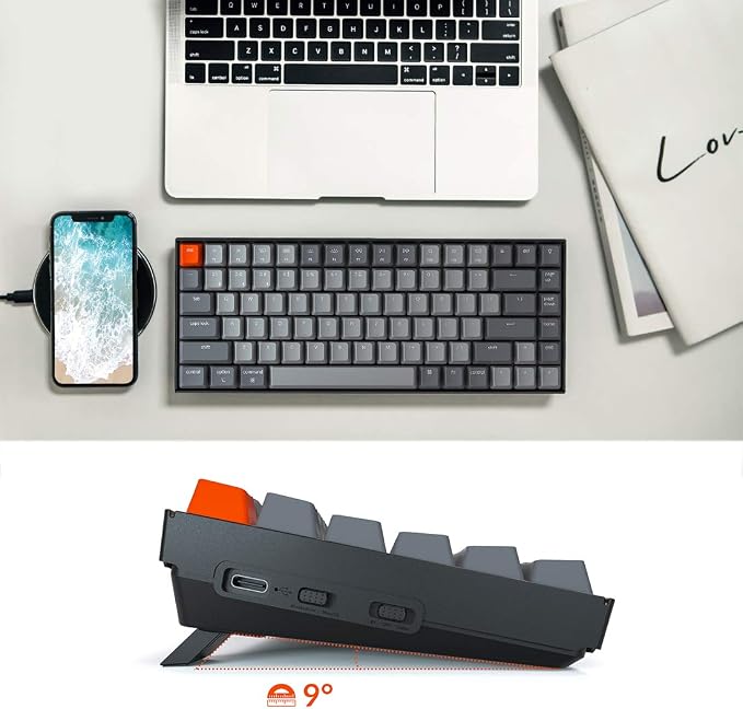 Keychron K2 75% Layout Bluetooth Wireless Mechanical Keyboard K Pro Brown