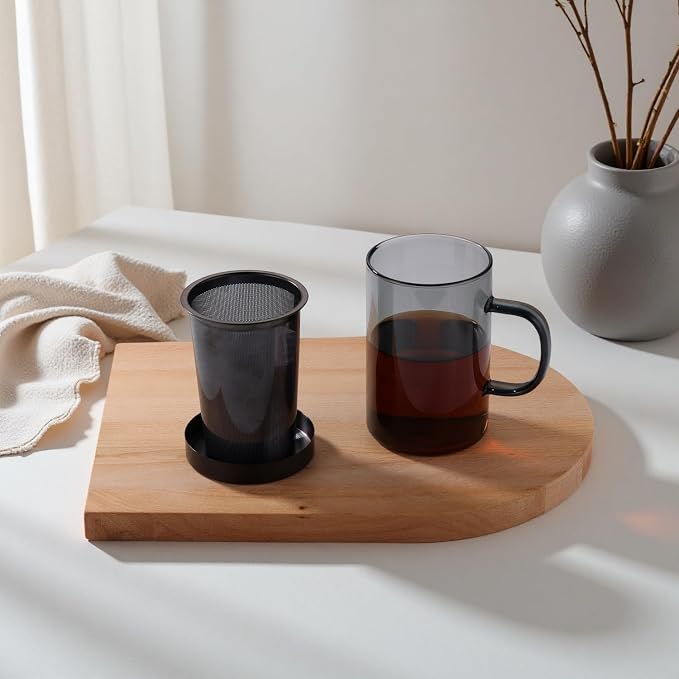 ecooe 16.9oz Glass Tea Cup