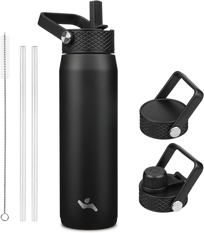 Konokyo 25 oz Insulated Stainless Steel Water Bottle