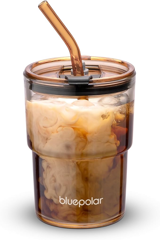 BLUEPOLAR 13oz/400ml Glass Water Tumbler