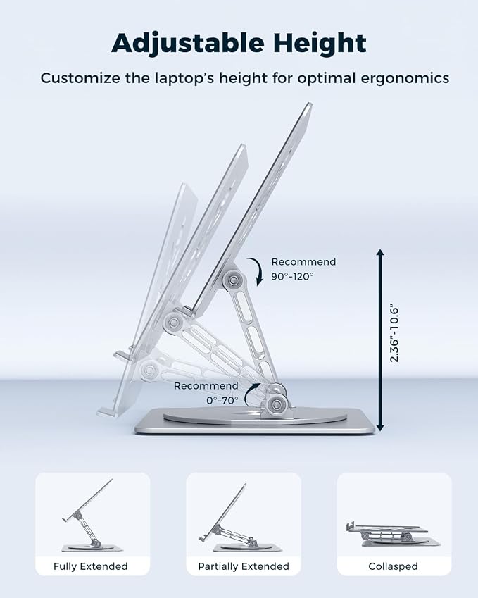 Adjustable Laptop Stand for Desk