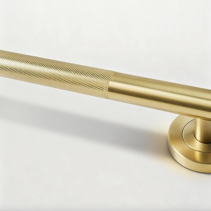 Gold Shower Grab Bars, 3 Pack Stainless Steel Bathroom Safety Grab