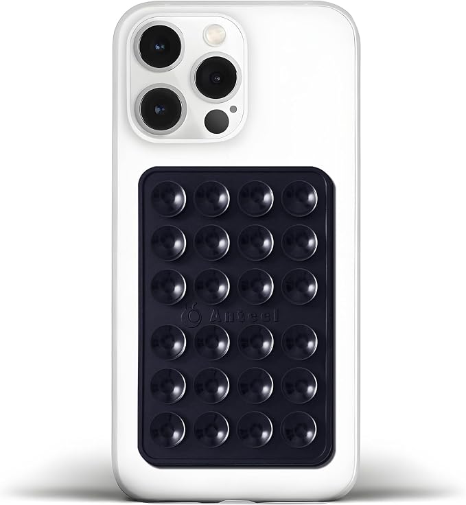 Anteel Medium-Sized Silicone Suction Phone Case Adhesive Mount, Enhanced