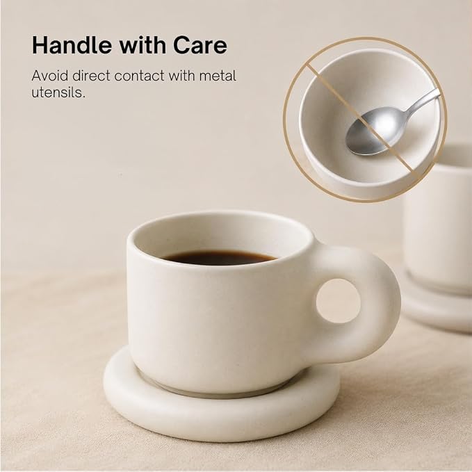 WENSHUO Ceramic Coffee Mug