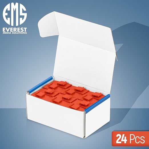 Everest Cat6 RJ45 Keystone Coupler in Orange