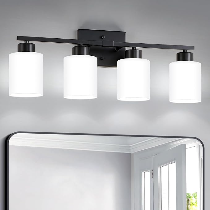 Black Bathroom Light Fixtures