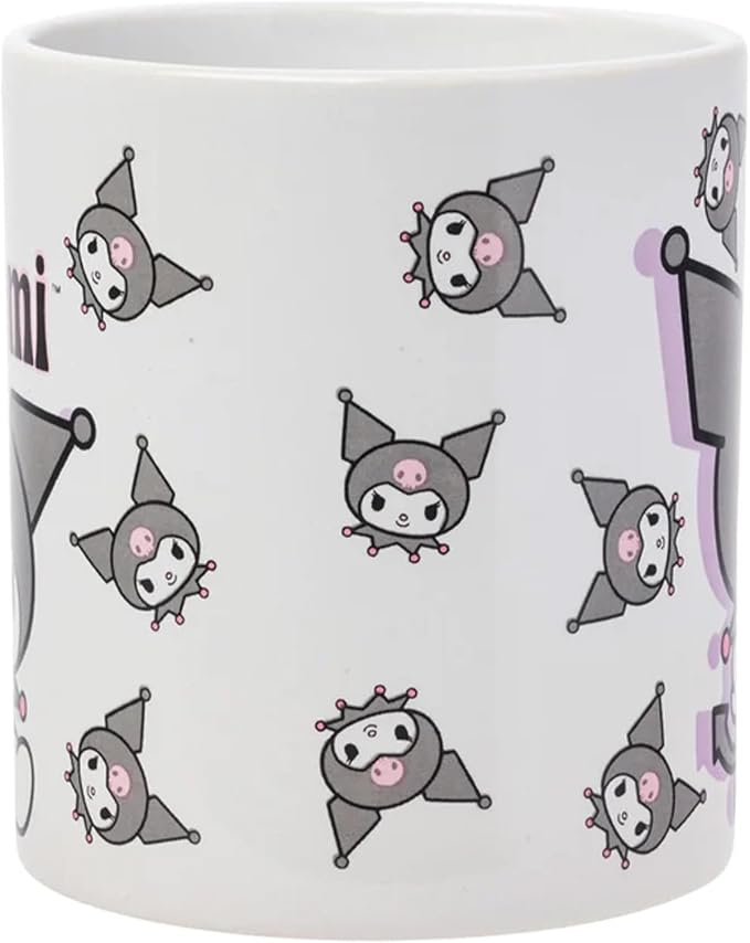 Silver Buffalo Sanrio Hello Kitty and Kuromi Poses, Ceramic Mug, 20oz | Hello