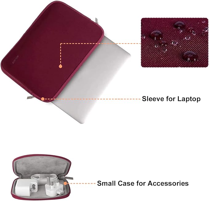 MOSISO Laptop Case 13.3 inch, 13-13.3 inch Laptop Sleeve Bag Compatible