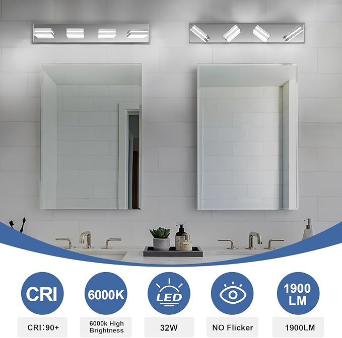 Modern LED Bathroom Lights Fixtures