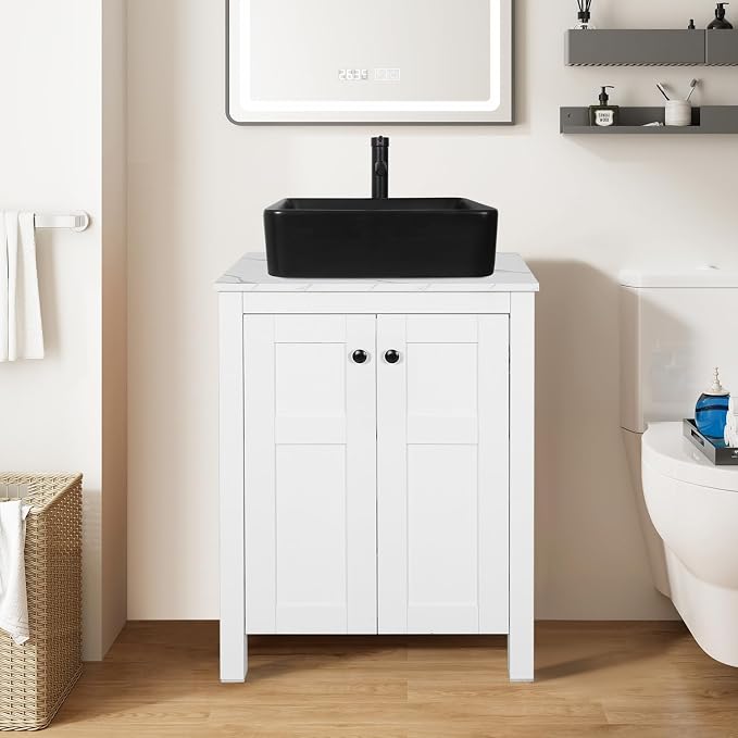 24 Inch White Bathroom Vanity