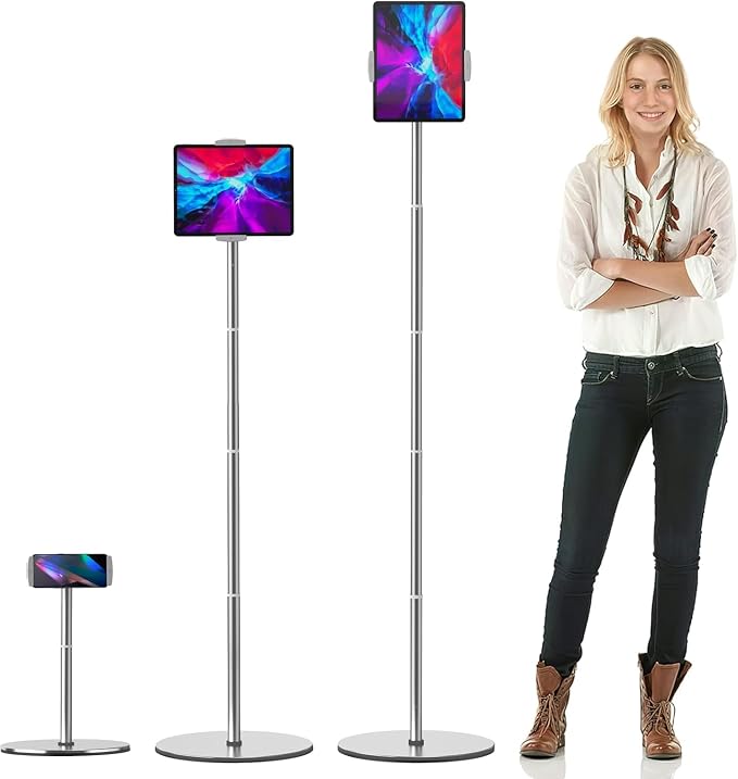 OATSBASF Heavy-Duty Tablet Floor Stand