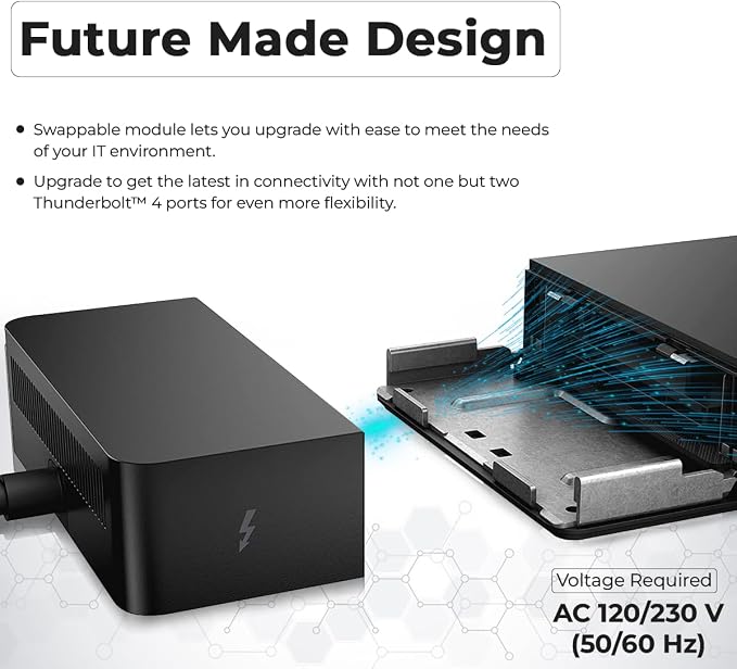 WD22TB4 Dell Docking Station Thunderbolt 4 Dock, 180W AC Adapter, HDMI Cable