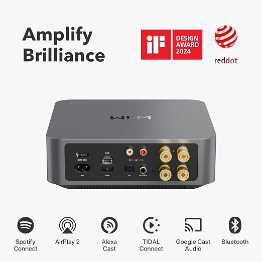 WiiM Amp: Multiroom Streaming Amplifier | Compatible