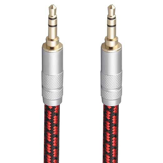 Audiophile High Purity Copper Aux Audio Cable 3.5mm Male to 3.5mm Male Audio