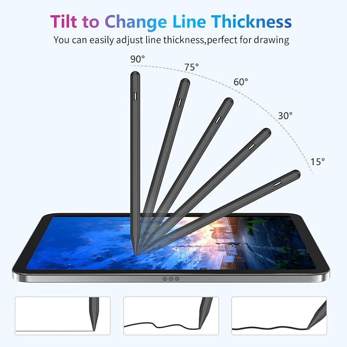 Stylus Pen for iPad 10th 9th 8th 7th 6th Generation, 15Mins Fast Charge for