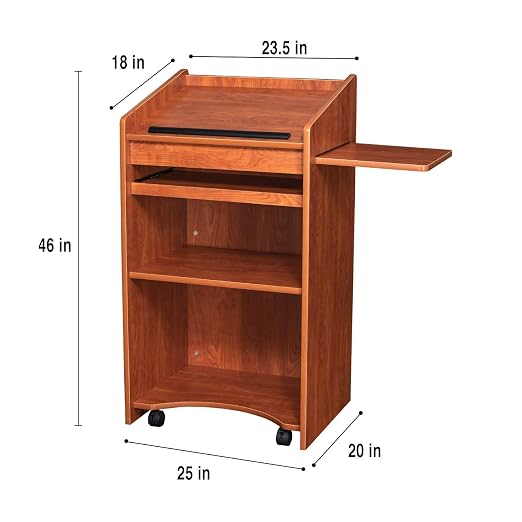 OEF Furnishings Mobile Floor Lectern