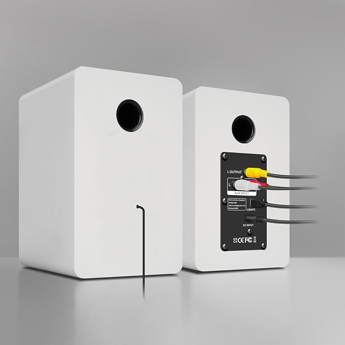 Computer Speakers for Desktop PC, Active Bookshelf Speaker