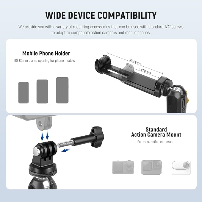 Neewer Magnetic Action Camera Car Mount Kit