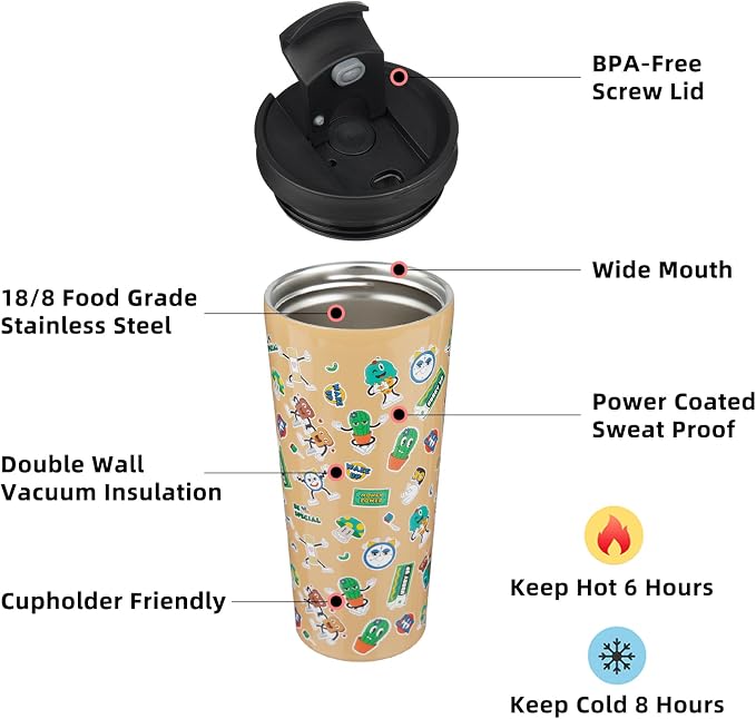 BJPKPK 22 oz Coffee Tumbler