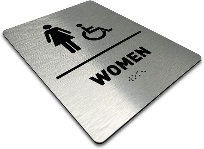 Women/Wheelchair Restroom Sign by