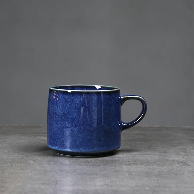 12oz Minimalistic Ceramic Pottery Coffee Mug, earthen Tea Mug