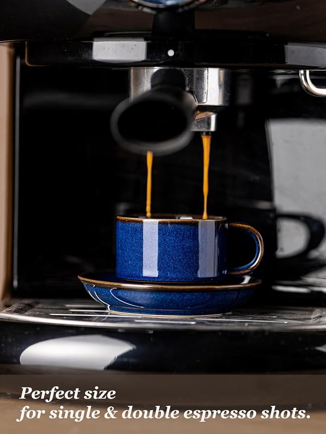 Gomakren 2.5oz Espresso Cups Set of 4