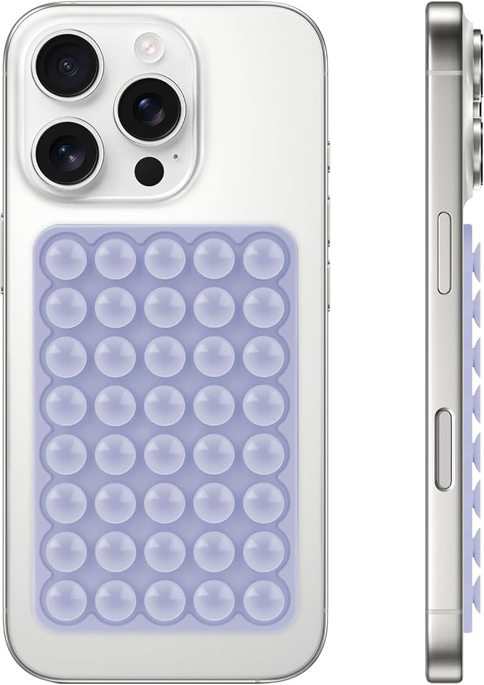 Silicone Suction Phone Case Mount, Non Slip Suction Cup Phone Mount, Phone