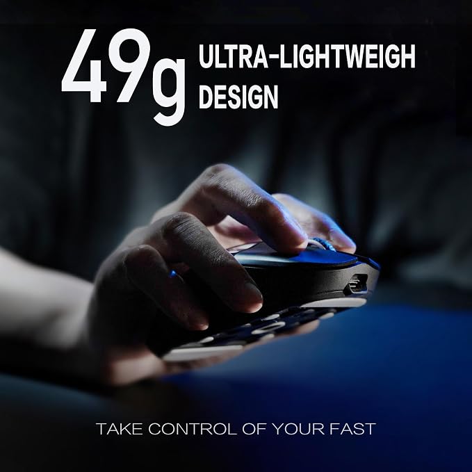 Chilkey Glacier LW 8K M Wireless Gaming Mouse - 49g Super Lightweight - Dual 8K