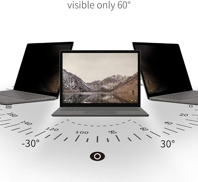 for Microsoft Surface Laptop 1/2/3/4/5 th Gen 13.5 inch Fully Removable Privacy