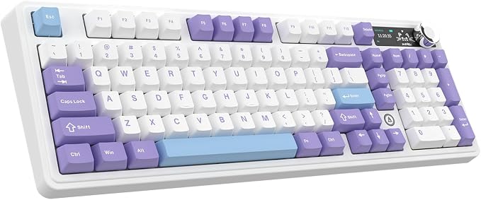 AK980 97Keys Tri-Mode Full Mechanical Keyboard, Gasket-Mounted, Hot-Swappable