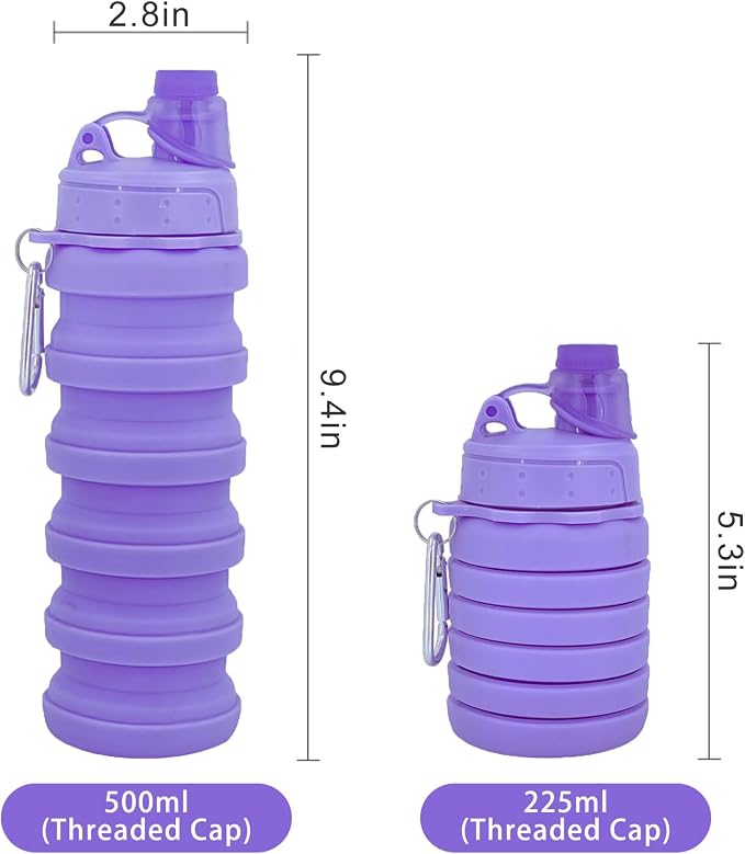 Collapsible Water Bottles Travel water bottle Sports Portable Sport Water