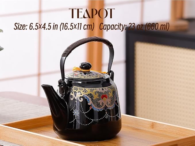 Japanese Tea Set for Adults, Japanese Teapot Set