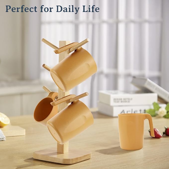 Wrova 16oz Wheat Straw Cups